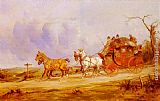 A Coach And Four On The Open Road by George Wright